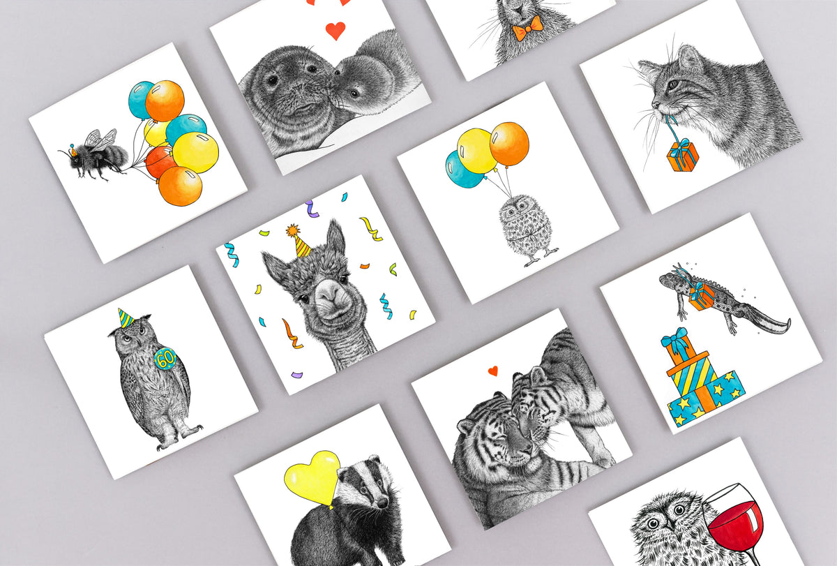 Little owl wine card
