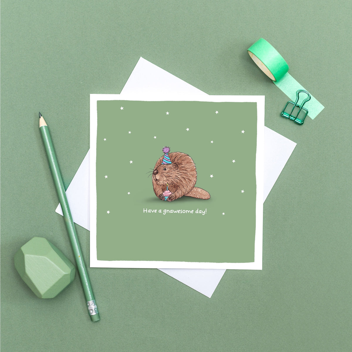 Have a Gnawesome Day Birthday Card