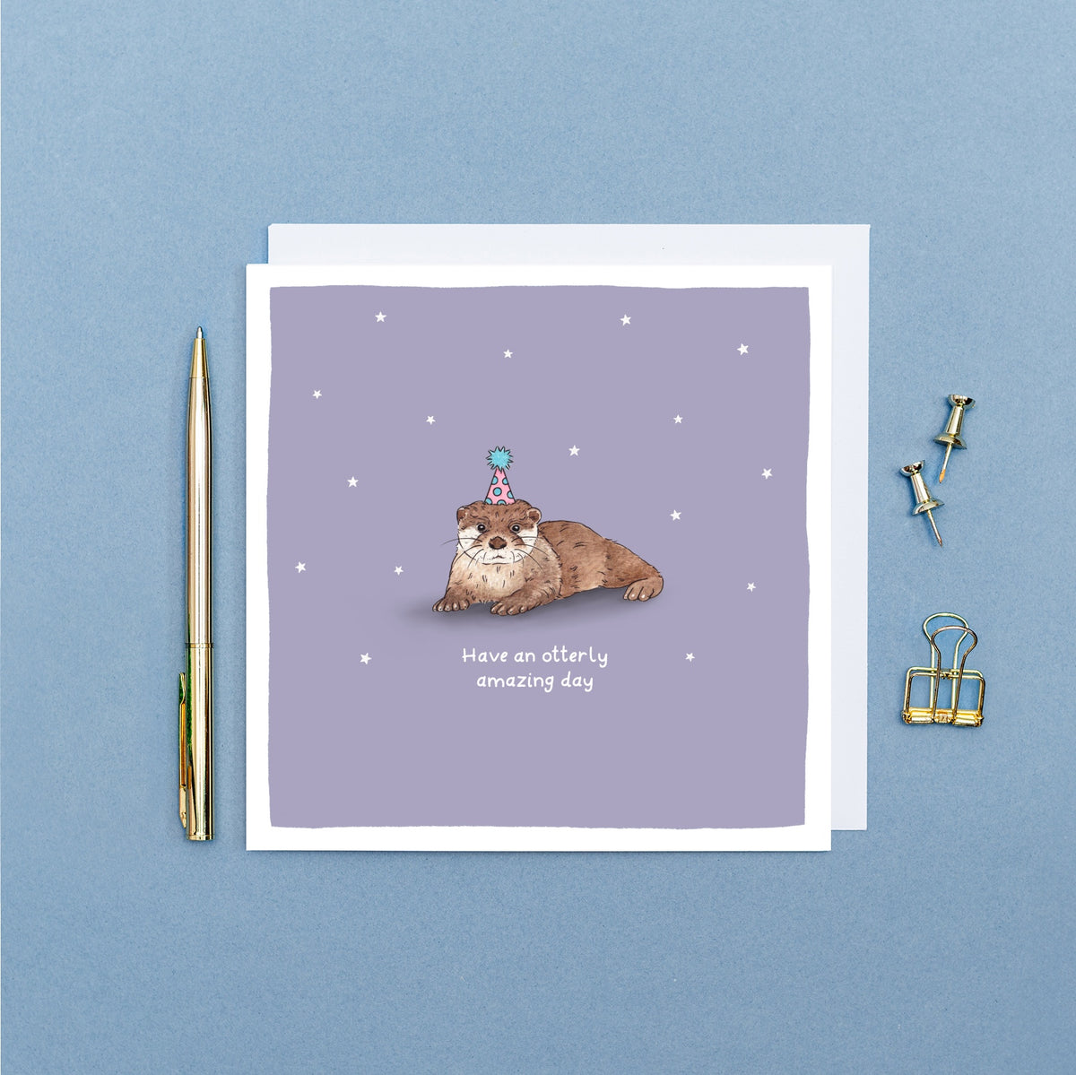 Have an Otterly Amazing Day Birthday Card