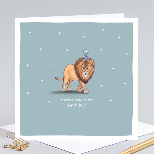 Have a Roarsome Day Birthday Card