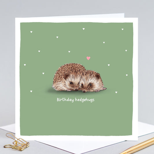 Birthday Hedgehugs Card