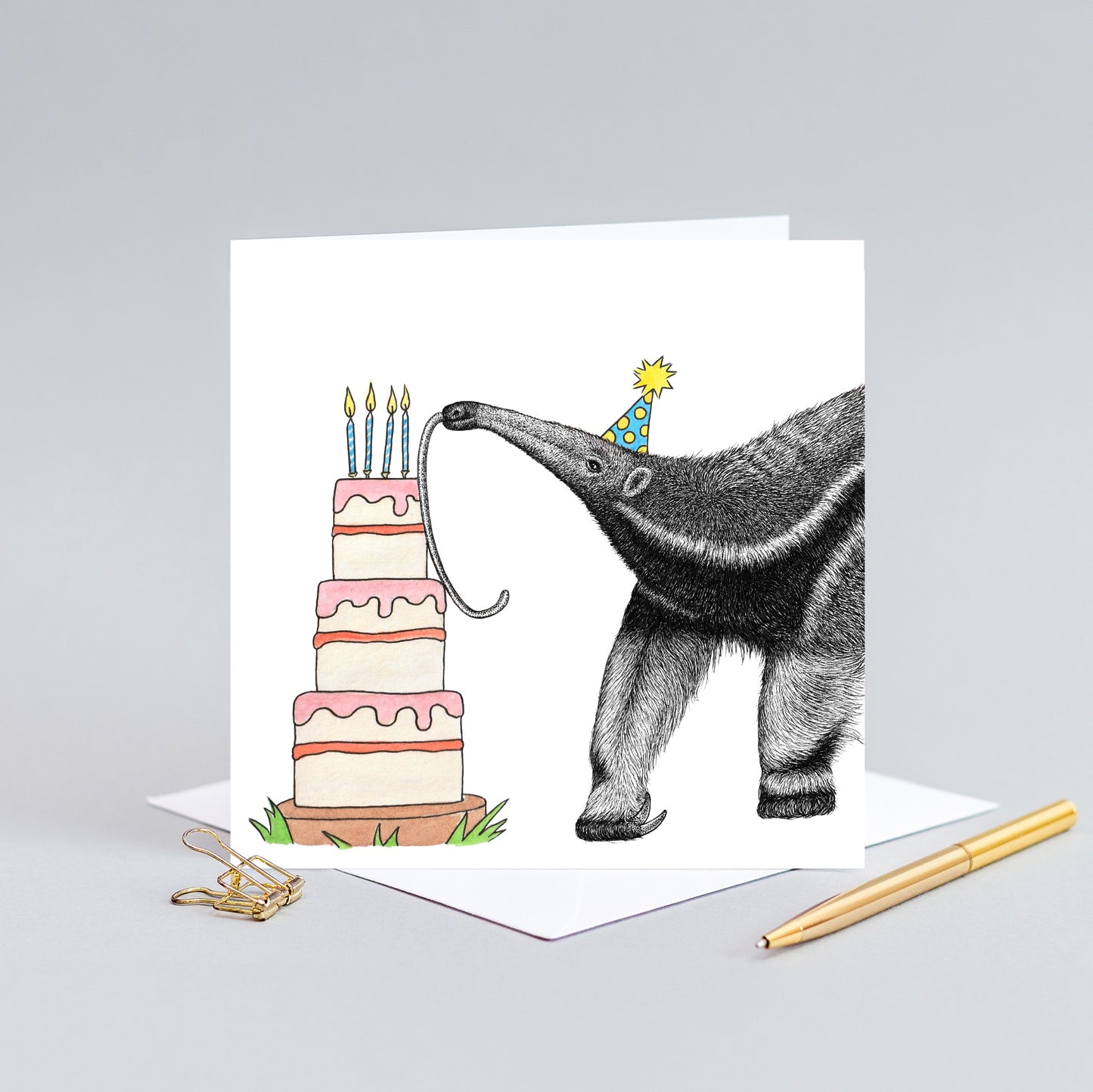 Anteater birthday card