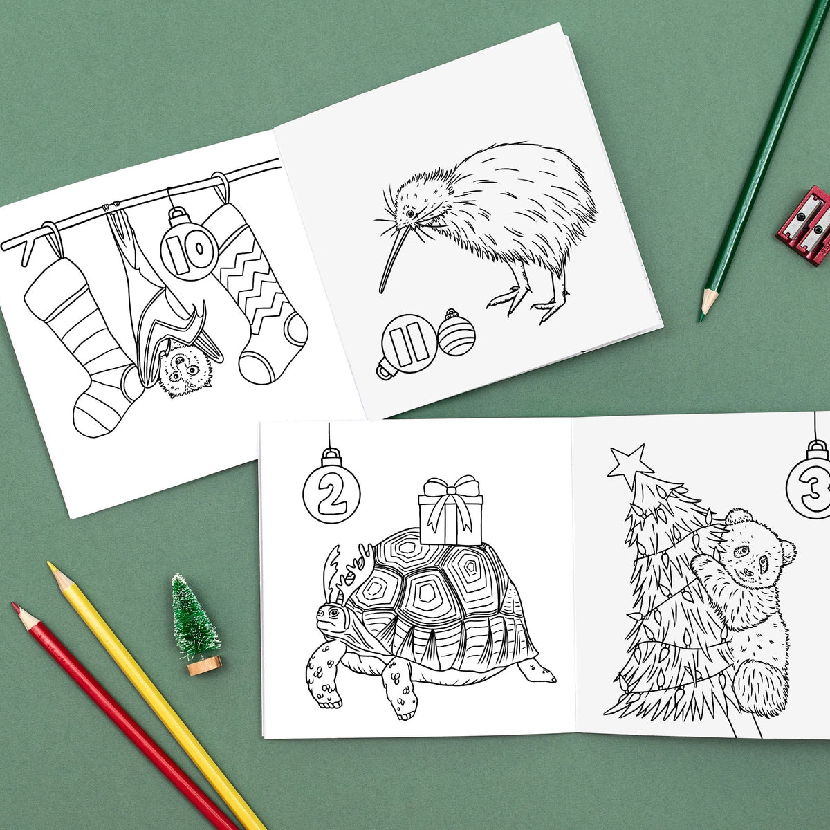 Wild Advent Colouring Book - Global Edition