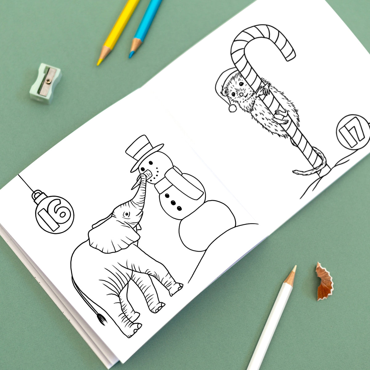 Wild Advent Colouring Book - Global Edition