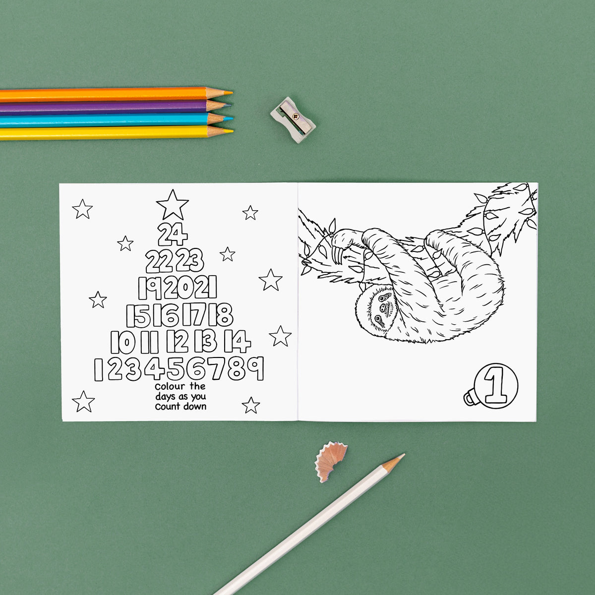 Wild Advent Colouring Book - Global Edition