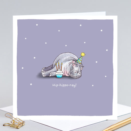 Hip-hippo-ray card