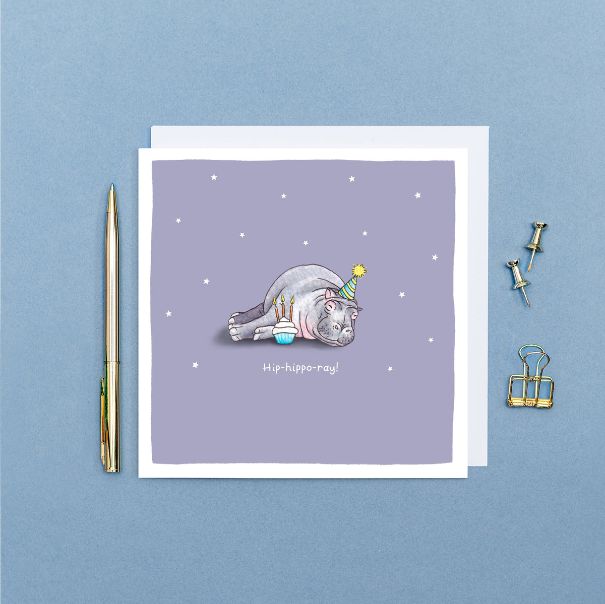 Hip-hippo-ray card