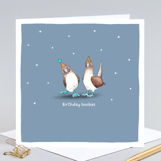 Birthday boobies card