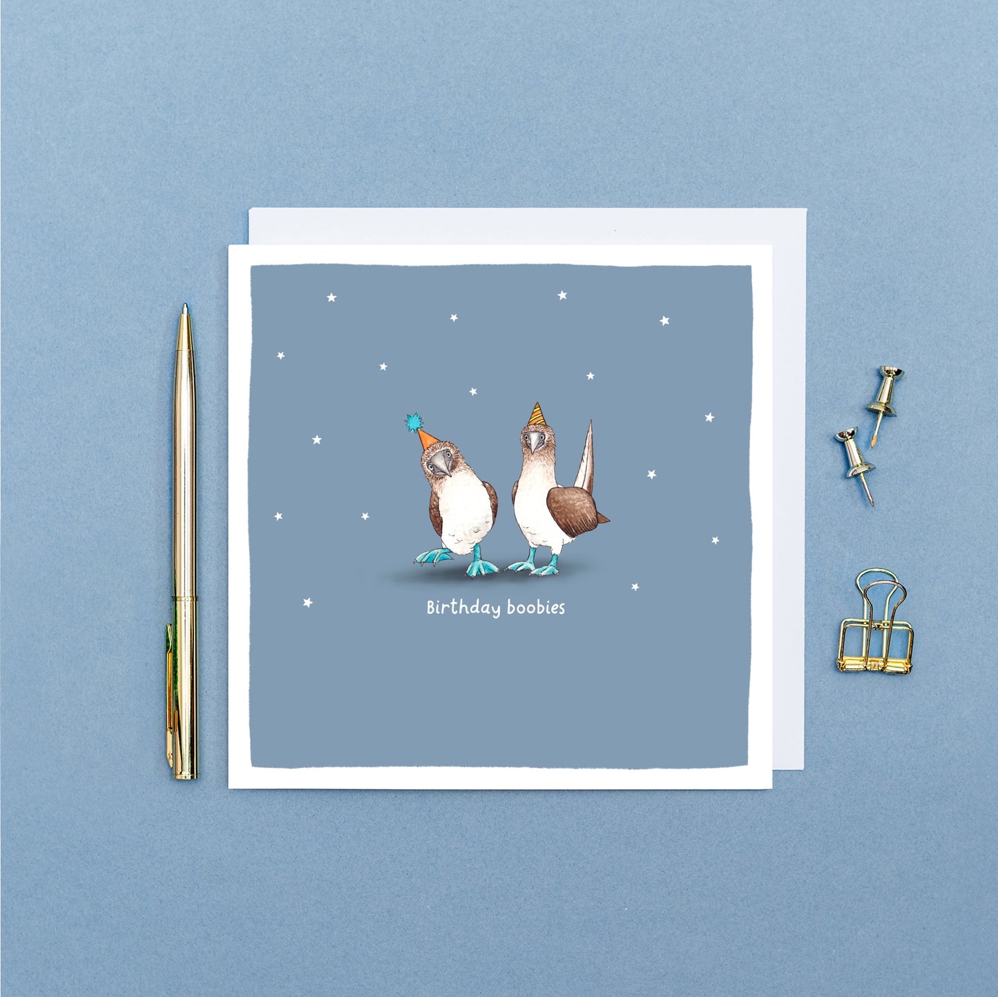 Birthday boobies card