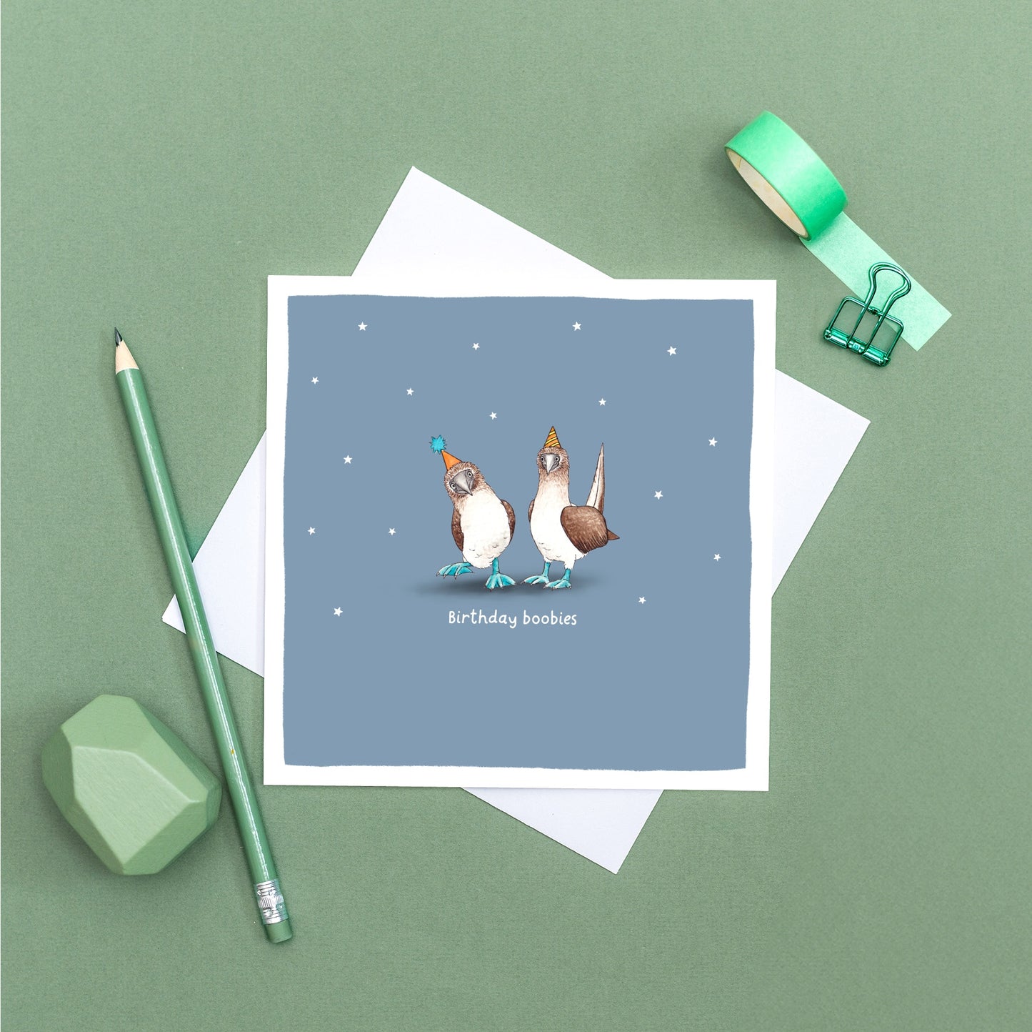 Birthday boobies card
