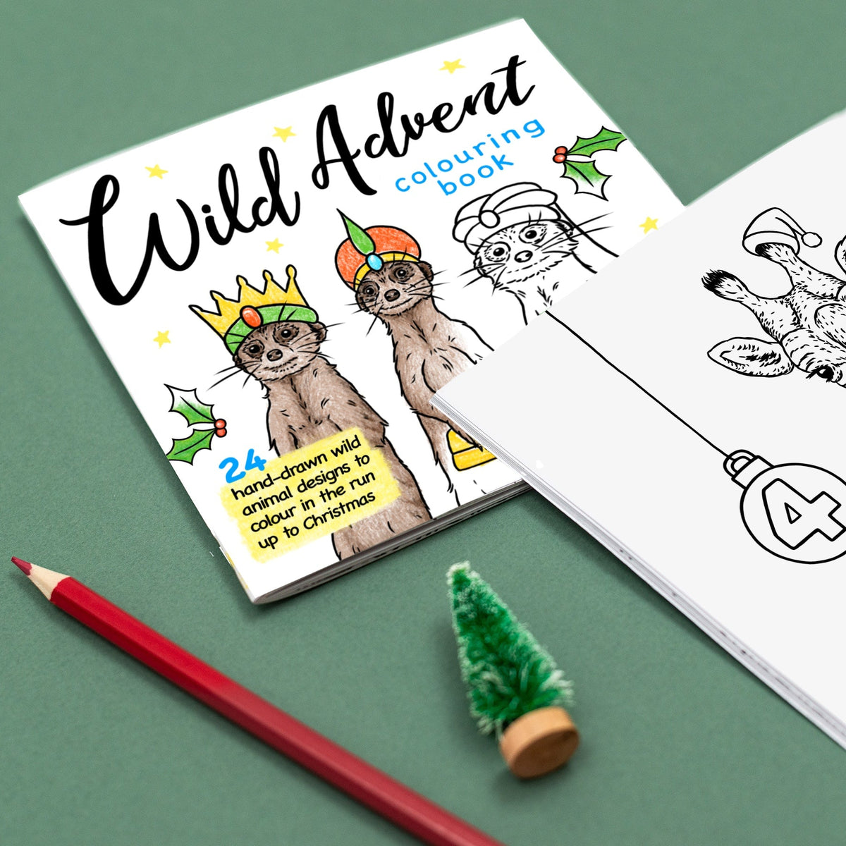 Wild Advent Colouring Book - Global Edition