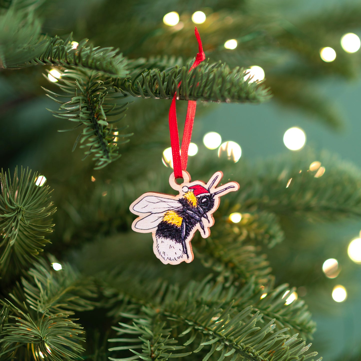 Wooden Bee Christmas Decoration