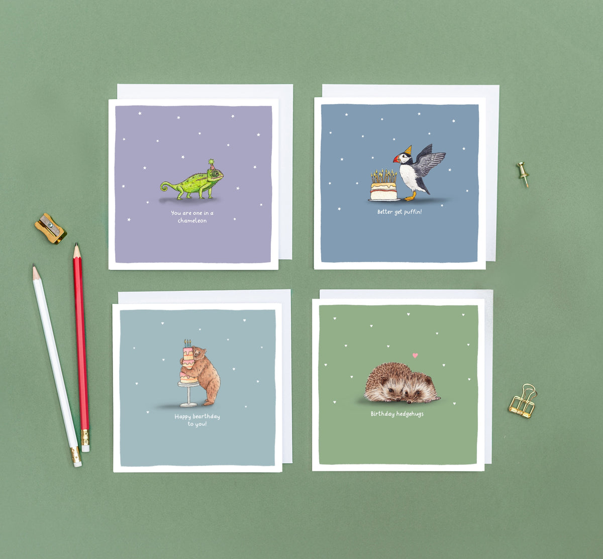 You are One in a Chameleon Birthday Card