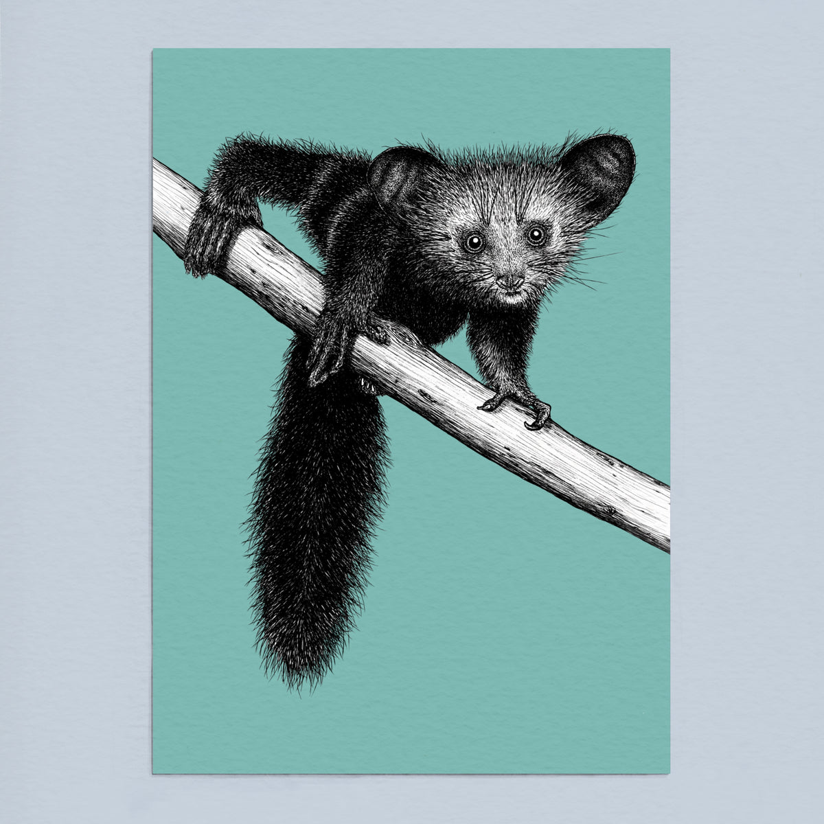 Aye aye art print