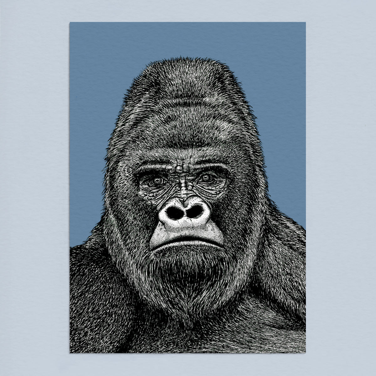 Gorilla art print