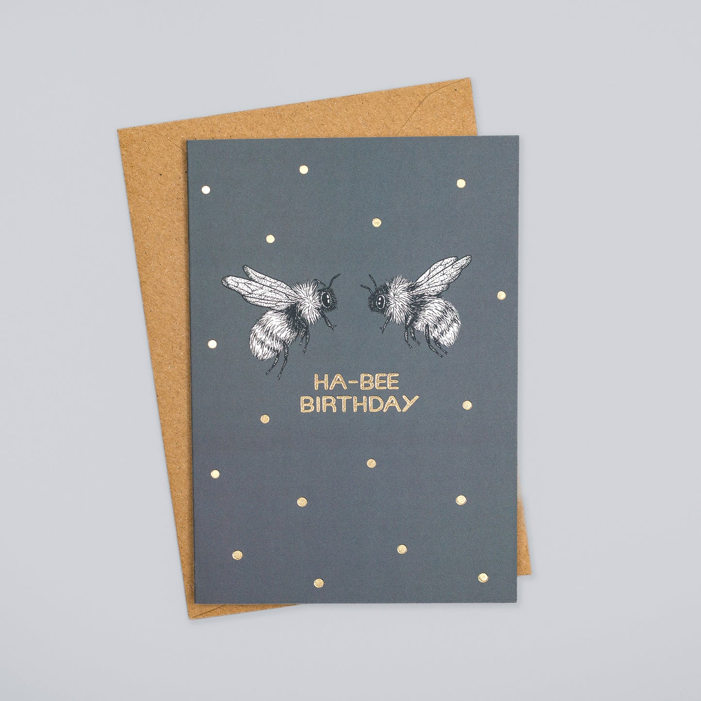 Luxury ha-bee birthday card